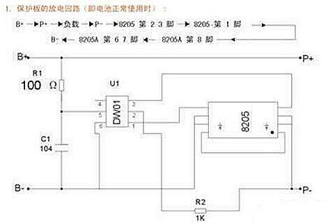 汽車應急啟動電源內(nèi)鋰電池保護板工作原理